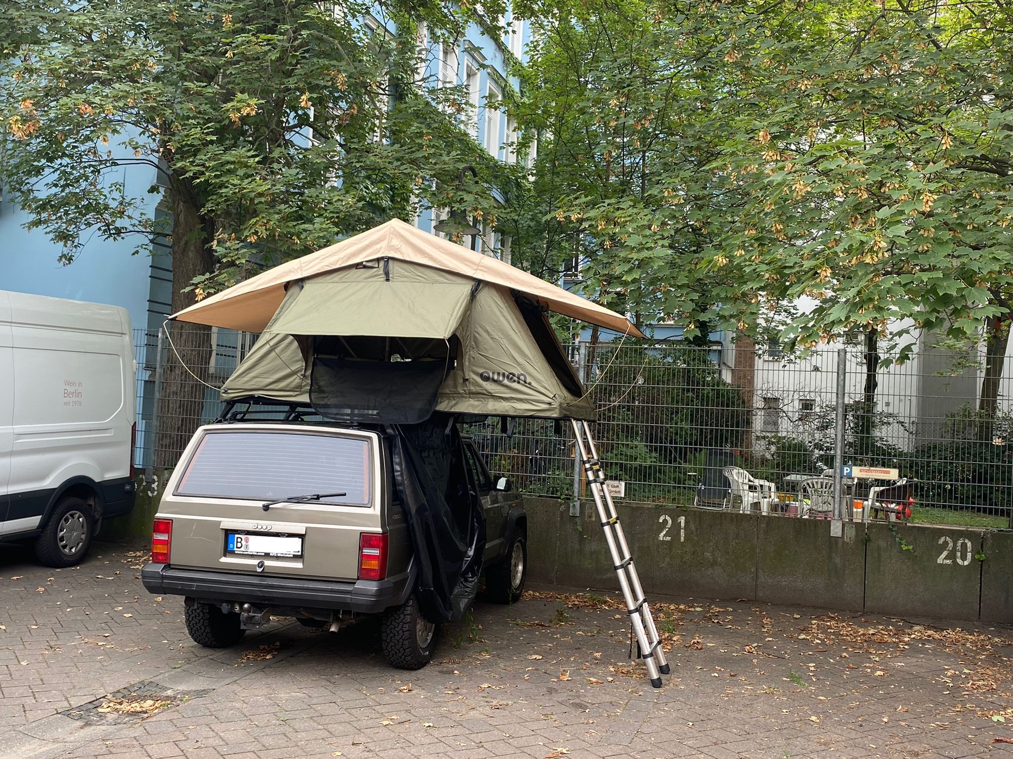 Tenda Da Garage Carport 3x6 M - Impermeabile, Resistente UV, Con 2 Porte Avvolgibili, Verde, Per Auto E Barca - Foto 4