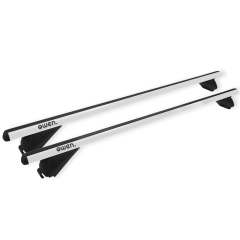 Barre portatutto Owen 5.0L PRO per auto con corrimano alto - Argento