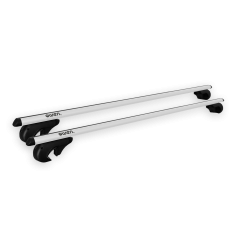 Barre portatutto Owen 4.1S per auto con corrimano alto - Argento