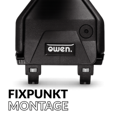 OWEN Dachträger 6.0S für Fixpunkt (509FP) - Silber