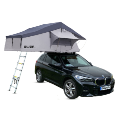 OWEN® two+ Tenda da tetto auto grigia
