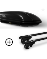 OWEN Dachträger schwarz 4.1S & Dachbox 320L ADVANCED - Bundle