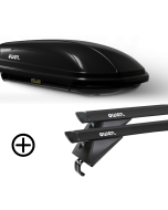 OWEN Dachträger schwarz 5.0S PRO & Dachbox 320L ADVANCED - Bundle