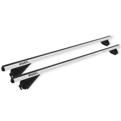 Barre portatutto Owen 3.0L per auto con corrimano basso - Argento