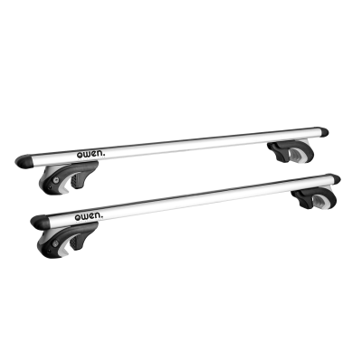 Barre portatutto Owen 5.0S per auto con corrimano alto - Argento