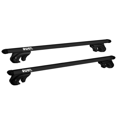 Barre portatutto Owen 5.0L per auto con corrimano alto - Nere