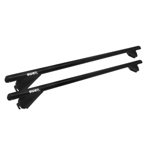 Barre portatutto Owen 3.0L per auto con corrimano basso - Nere