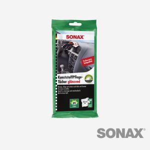 SONAX KunststoffPflegeTücher glänzend 10 Stk.
