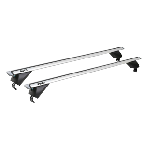 Barre portatutto Owen 3.0L PRO per auto con corrimano basso - Argento